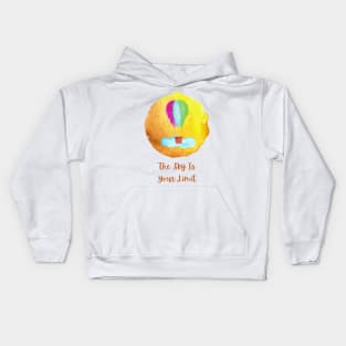 Watercolour Baby With Quotes Kids Hoodie